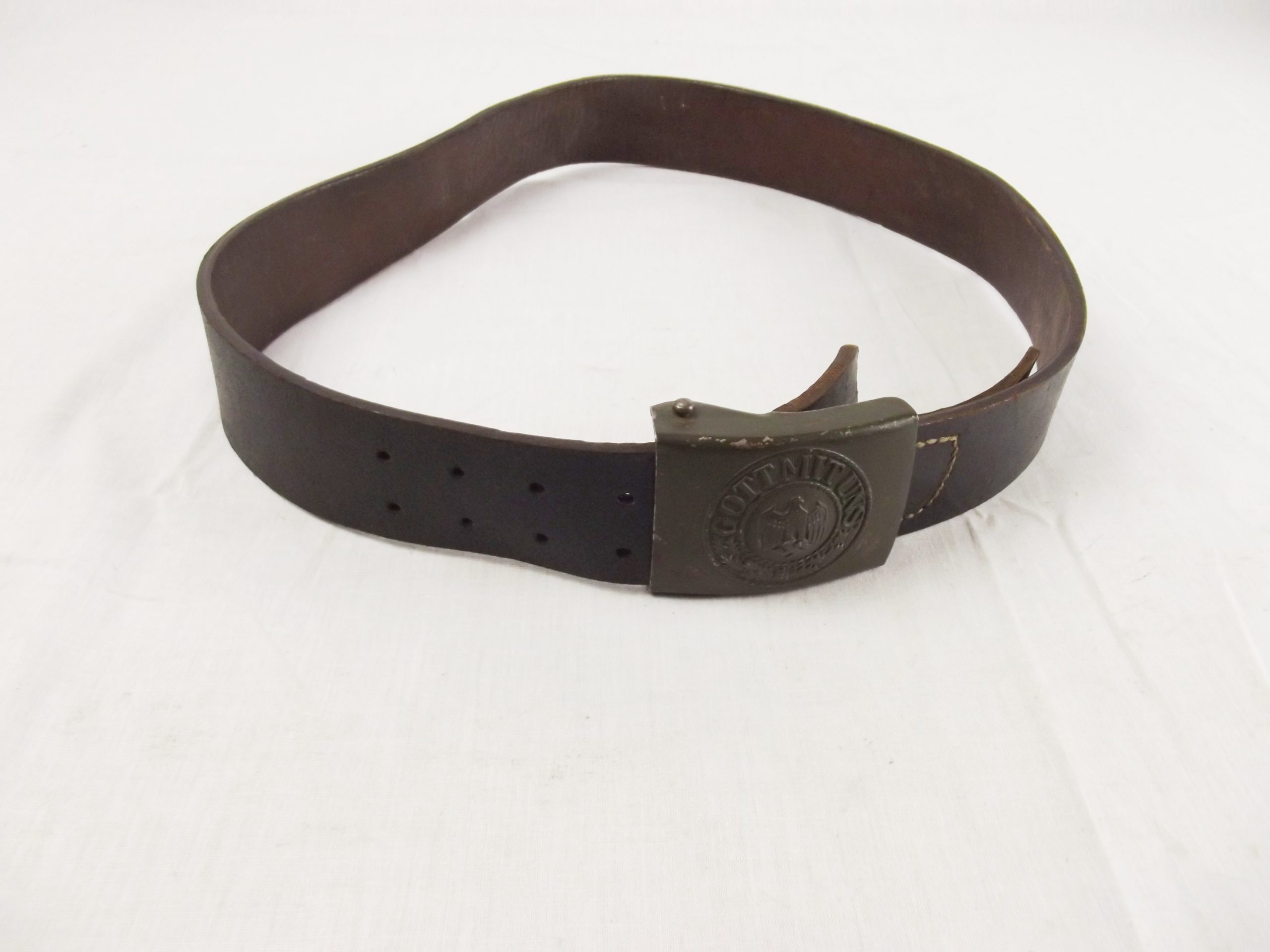 WW2 German Nazi Heer Army Belt & Buckle - Image 2