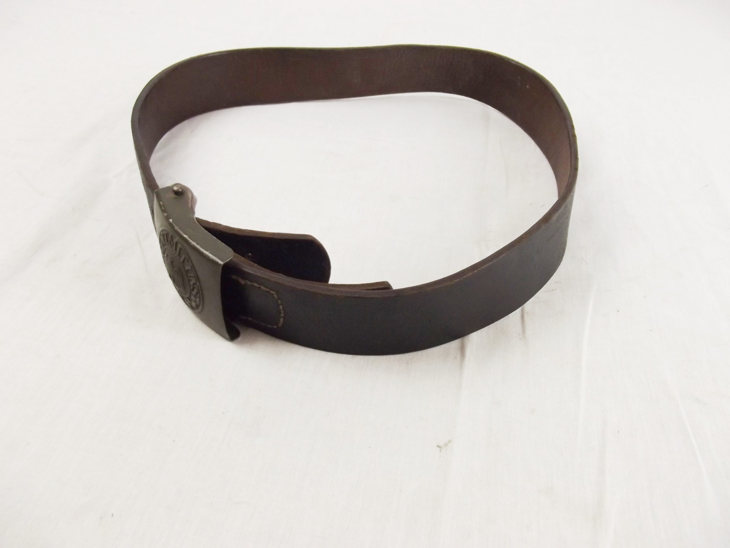 WW2 German Nazi Heer Army Belt & Buckle - Image 3