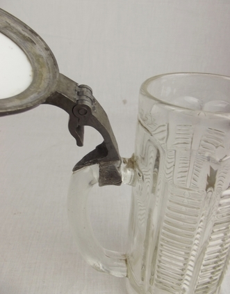 WW2 German SS Beer Tankard/Stein With Porcelain Lid - Image 12
