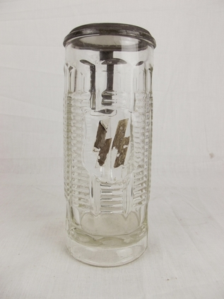 WW2 German SS Beer Tankard/Stein With Porcelain Lid - Image 4