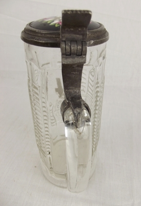WW2 German SS Beer Tankard/Stein With Porcelain Lid - Image 8