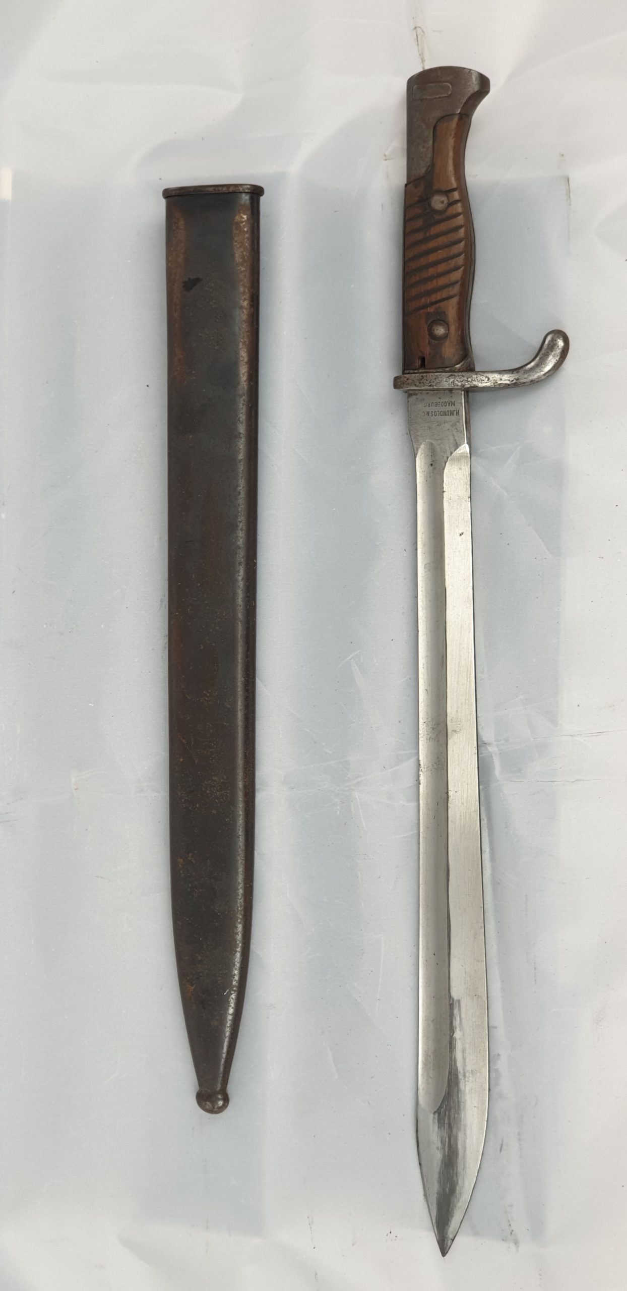 WW1 Mauser Bayonet type M1898/05 New Pattern Cutaway Sawback