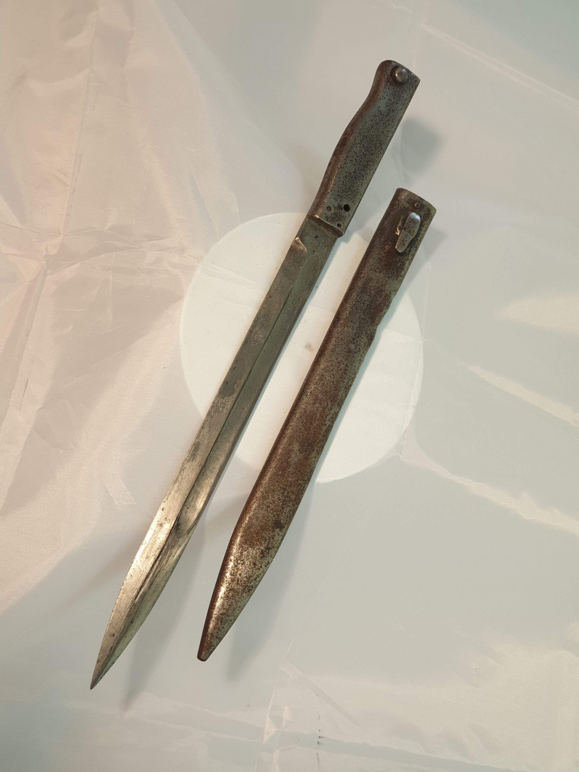 WW1 Imperial German Erzatz Bayonet M188498 II for the Mauser Gew 98 Rifle