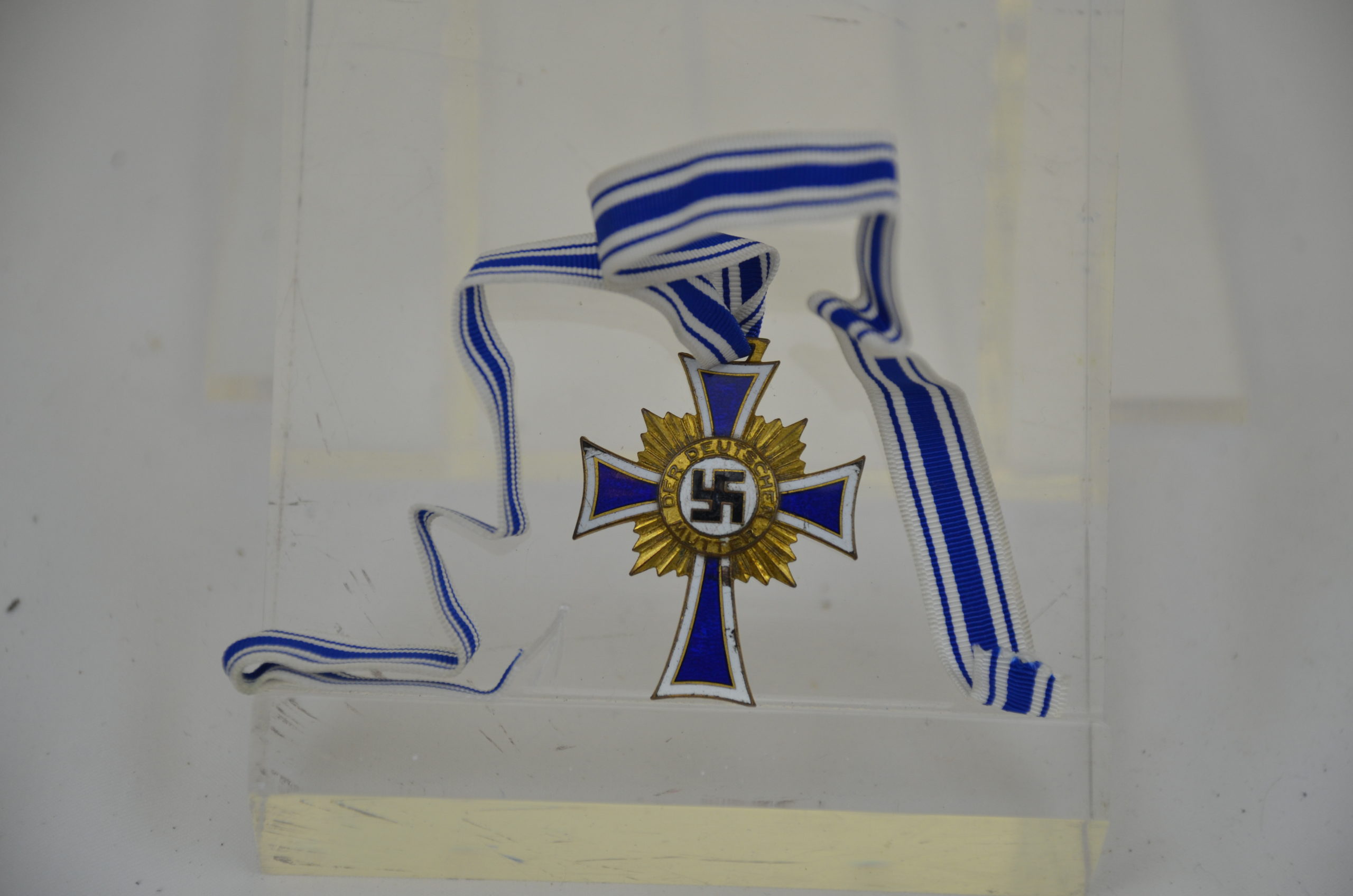 Genuine German WW2 Nazi Gold Cross of Honour of the German Mother Awarded For Bearing Children