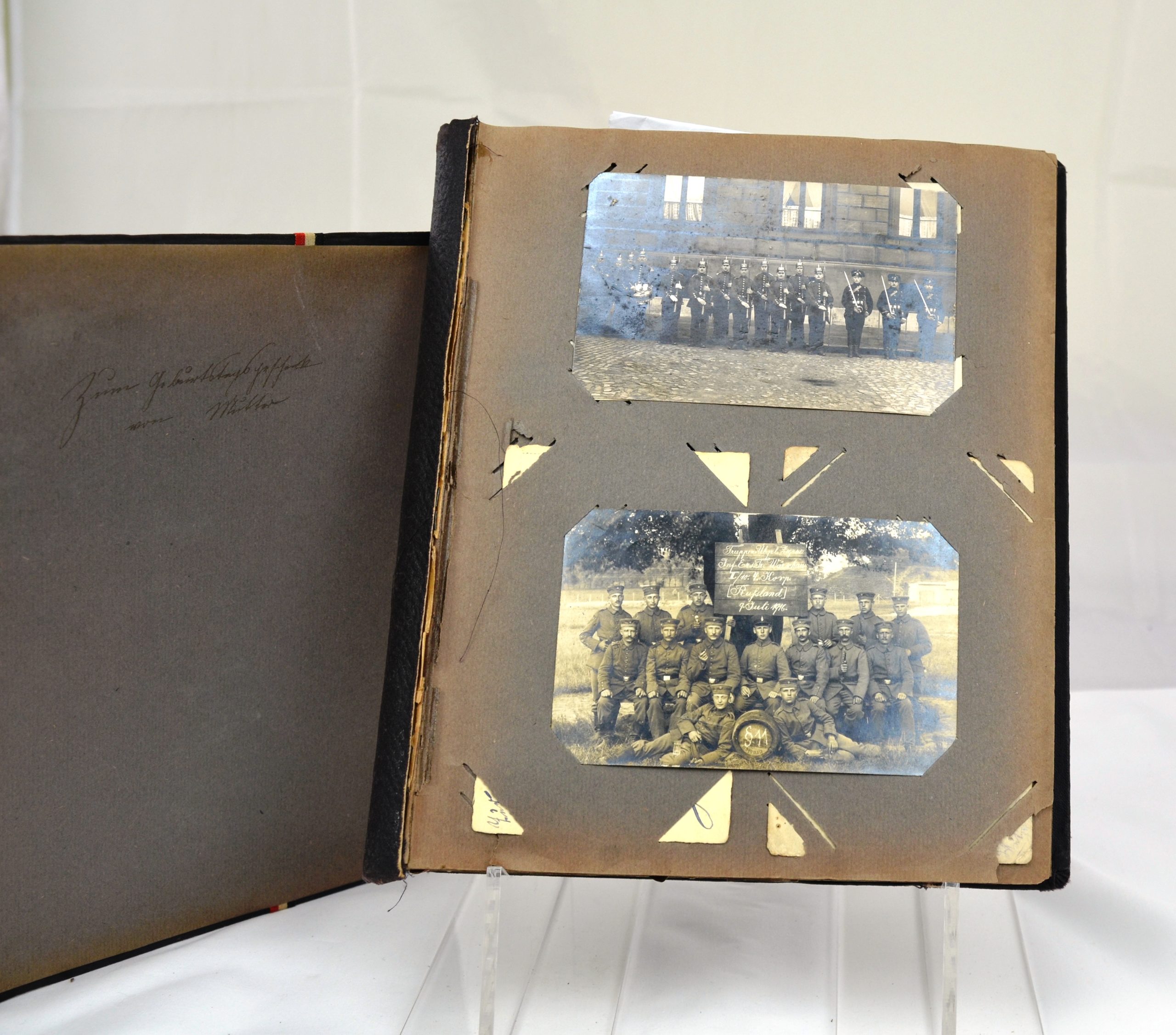 WW1 Imperial German Family Album Including Unit Pics Hospital Pics And Home Life Pics. 1912-1918 - Image 15