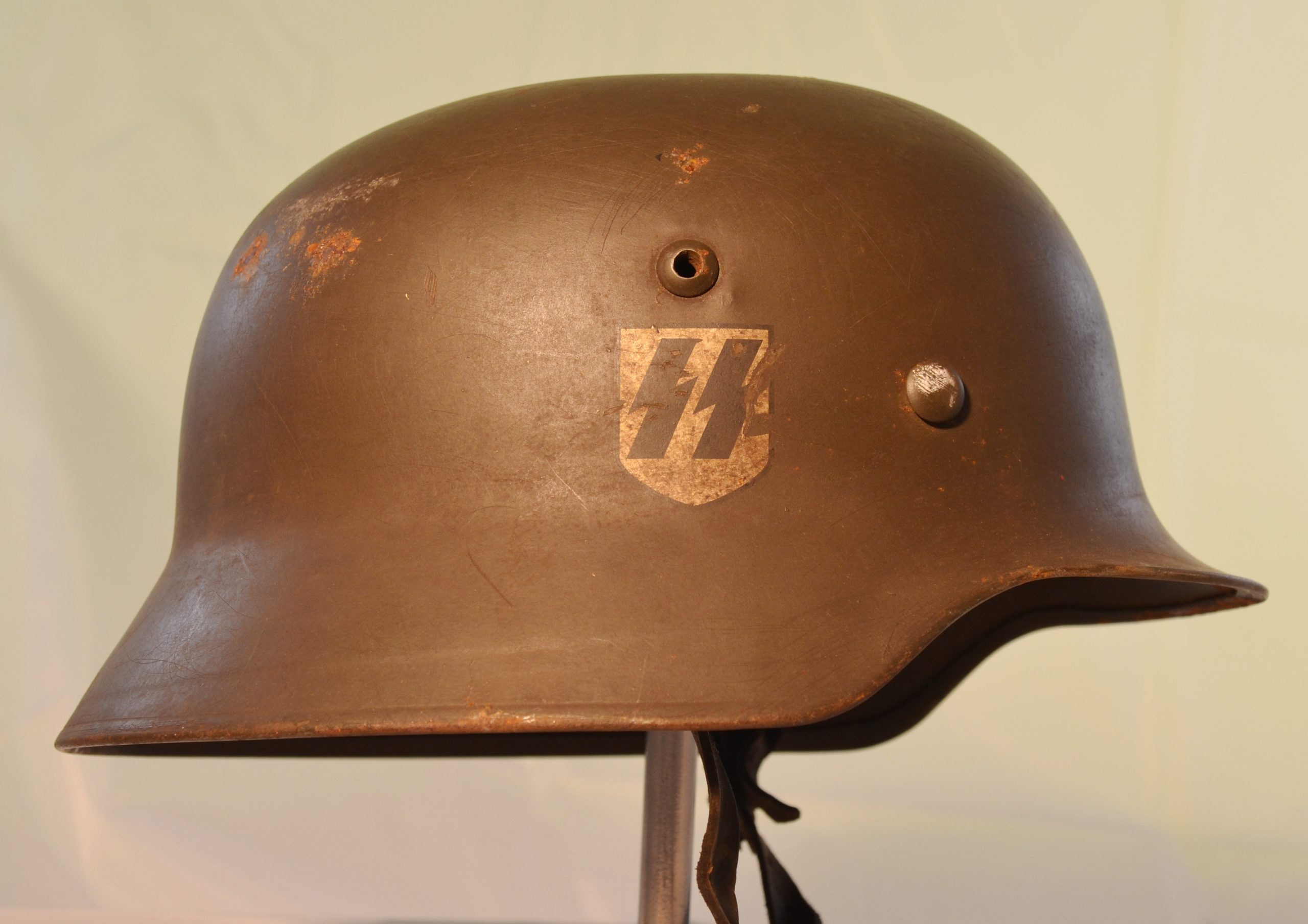 WW2 Nazi German SS Helmet Model 1935 Film Prop Helmet