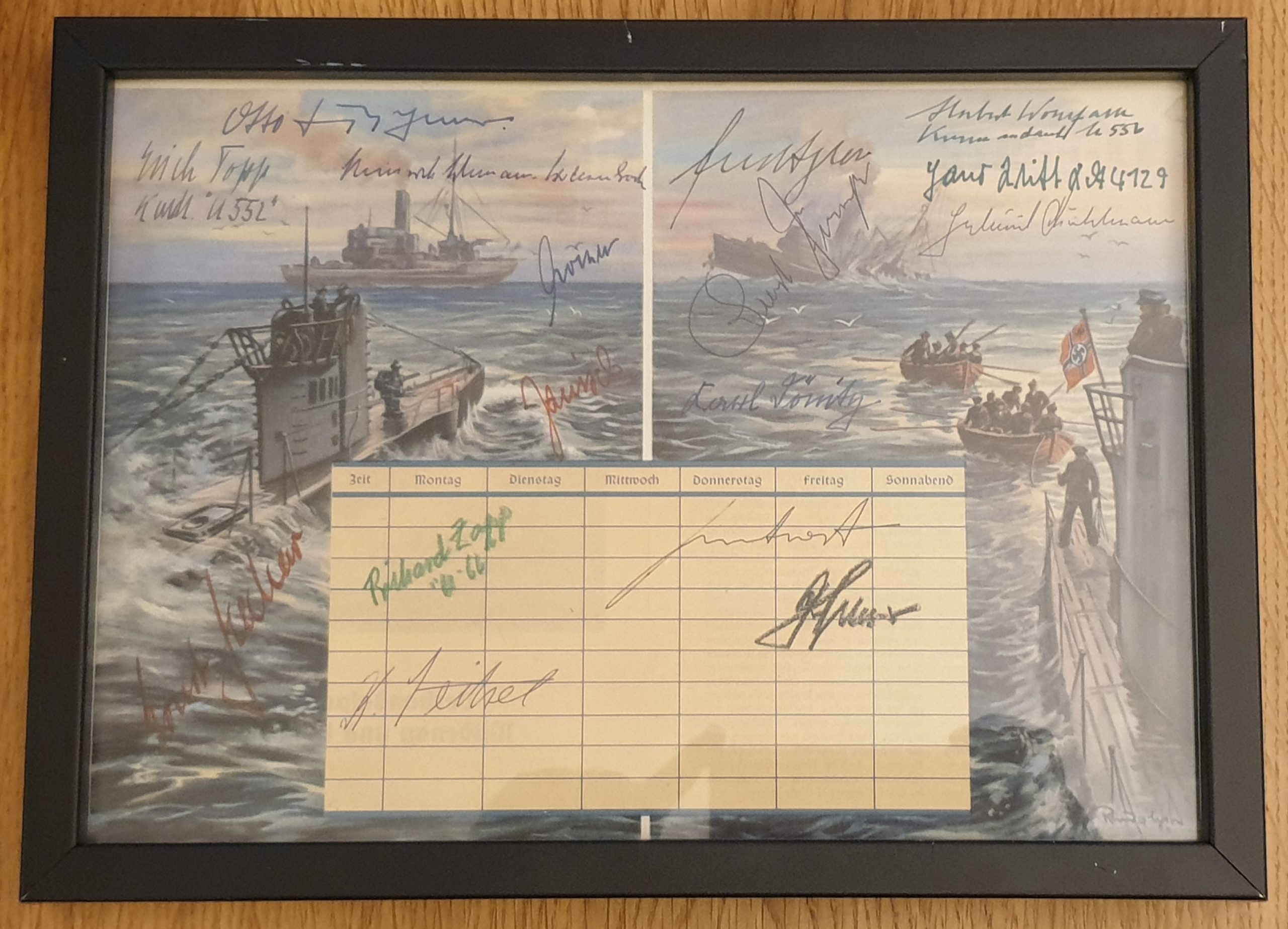 WW2 German U-Boat Aces Autograph Collection