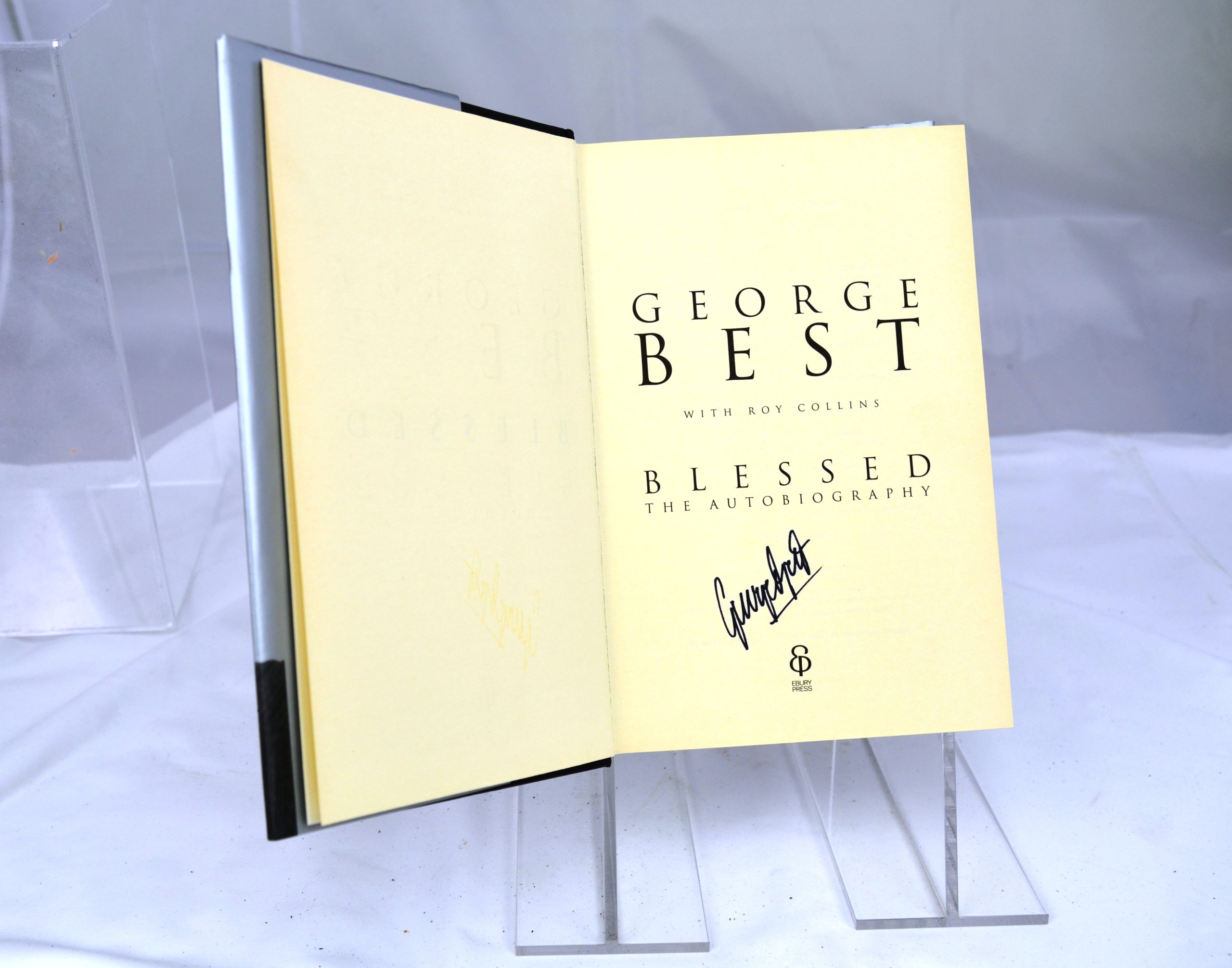 Personally Signed Copy Of George Bests Autobiography “Blessed” - Image 4