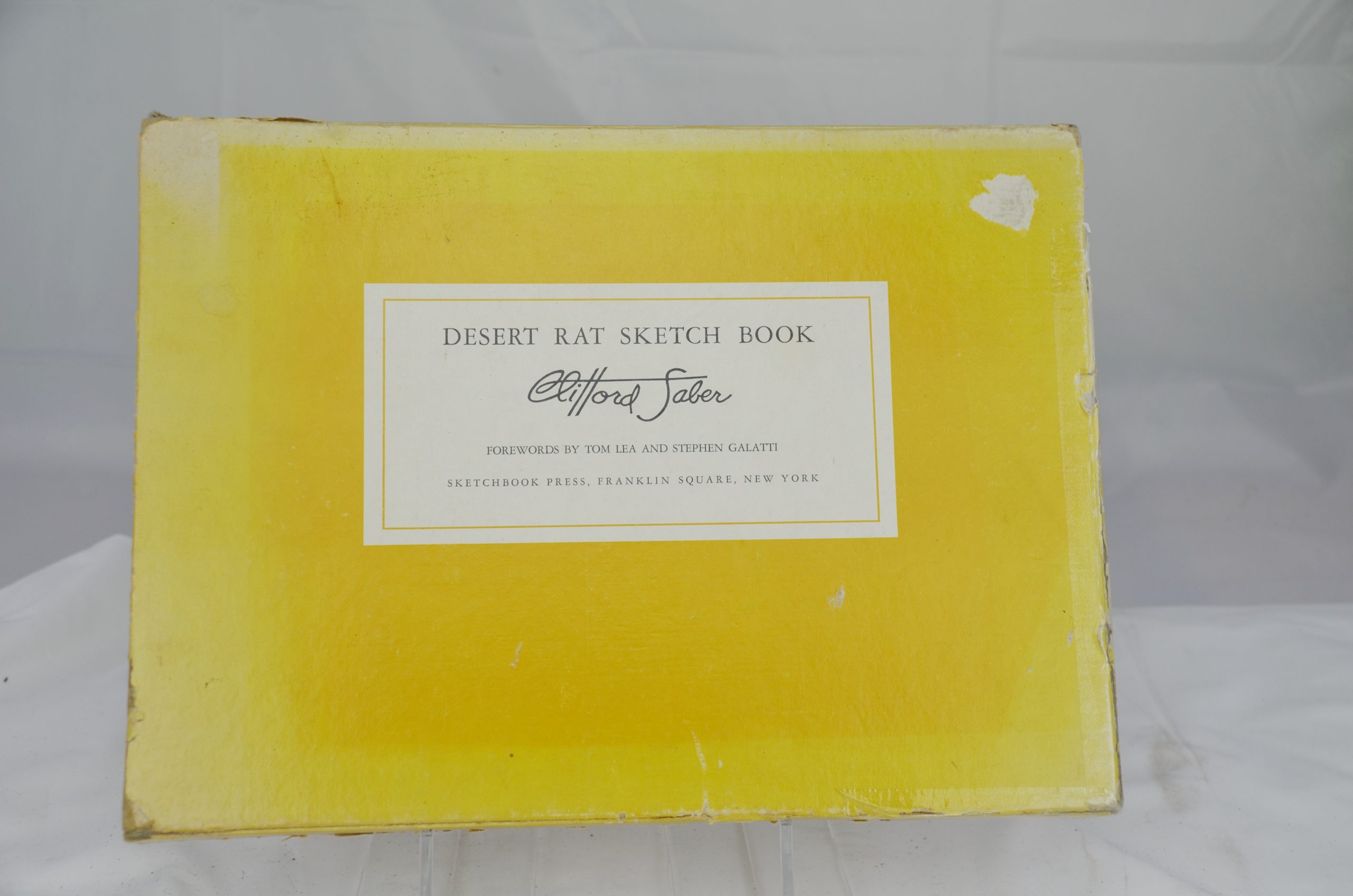 Desert Rat Sketch Book 1st Edition By Clifford Saber WW11 British 8th Army