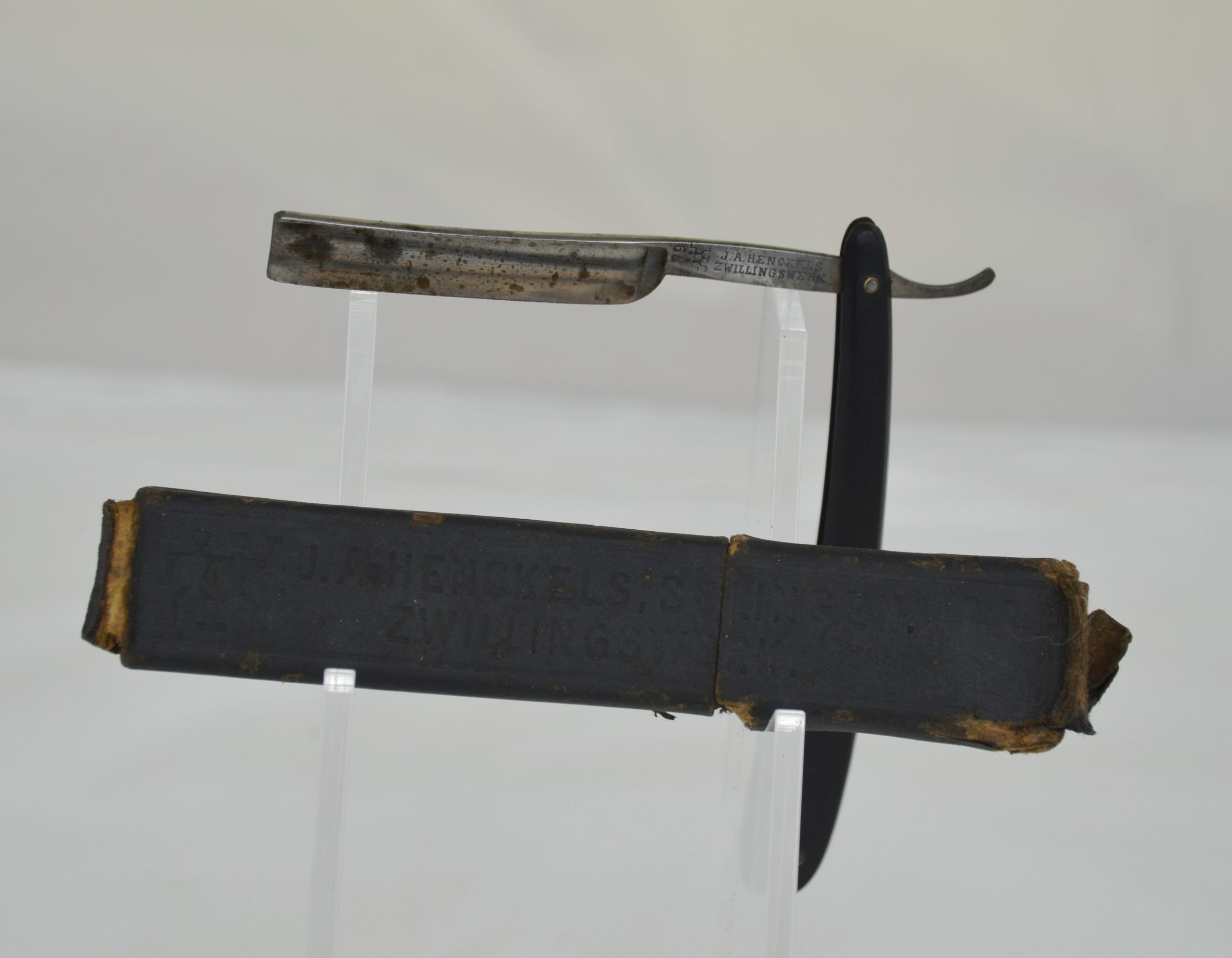WW2 Soldiers No79 J.A HENCKELS Solingen ZWILLINGSWERK Straight Razor - Image 6