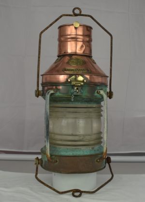 Large Brass Victorian “Seahorse” Ships Masthead Light