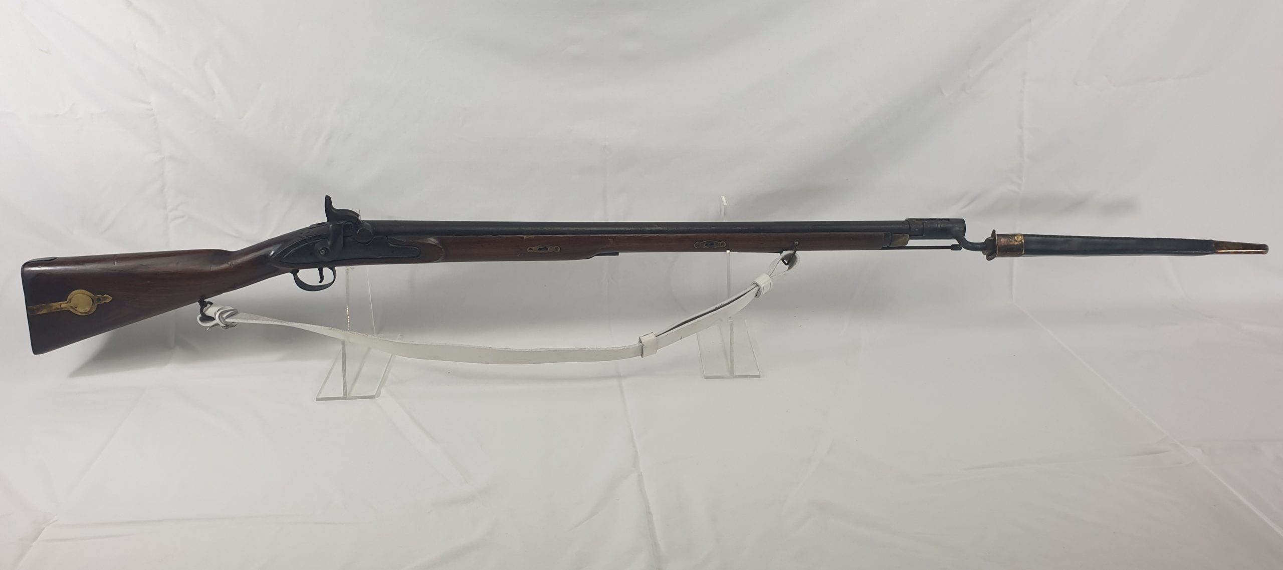 1798 EIC Percussion Conversion of a Brown Bess Musket & Bayonet