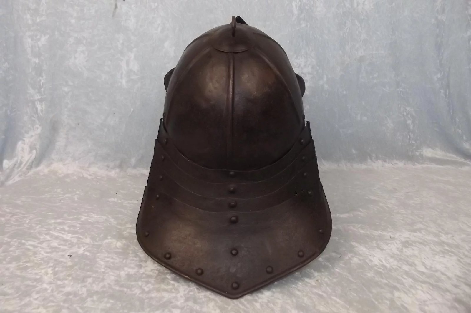 17th Century English Civil War Period Zischagee Lobster Helmet - Image 4