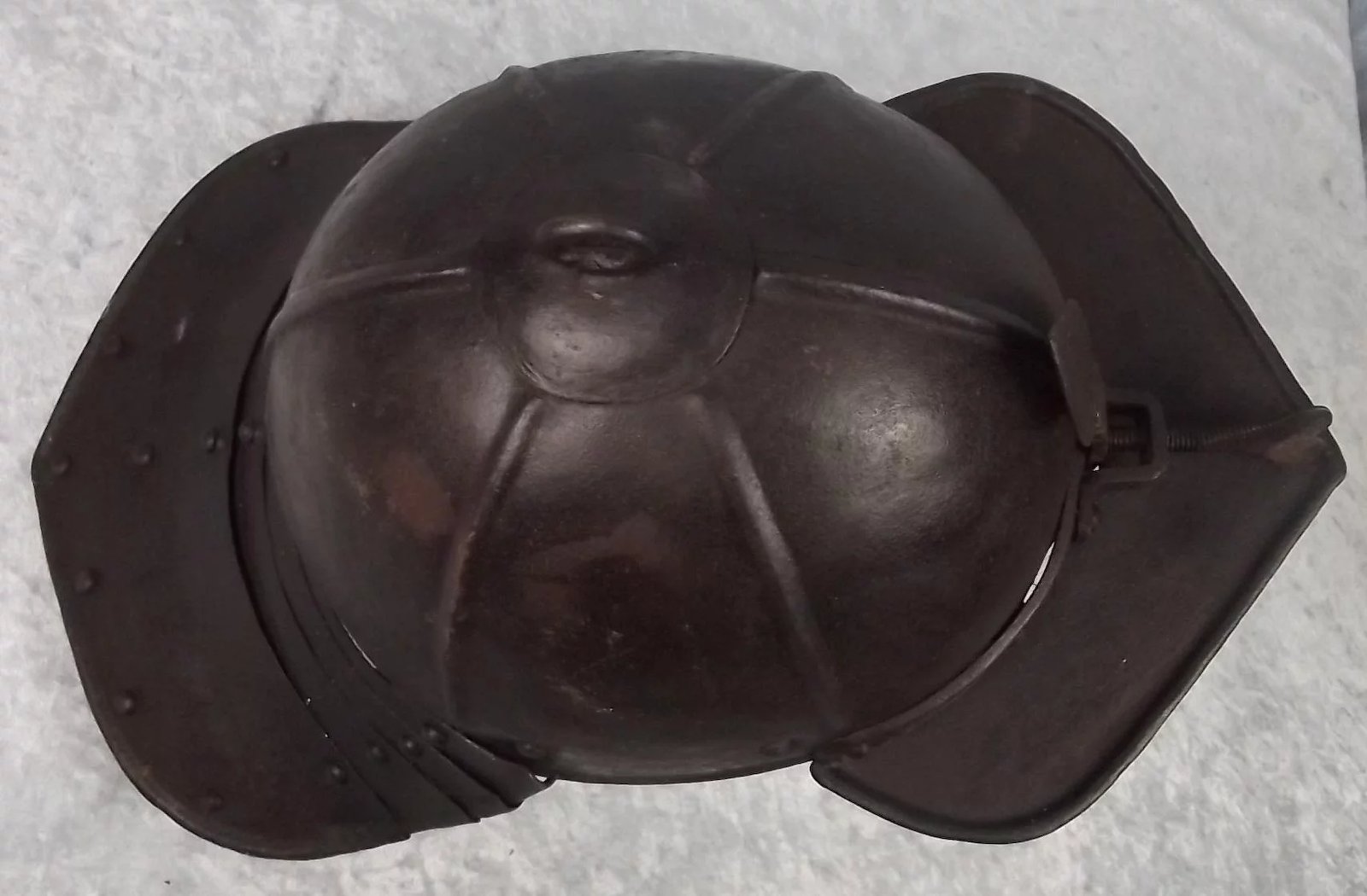 17th Century English Civil War Period Zischagee Lobster Helmet - Image 6