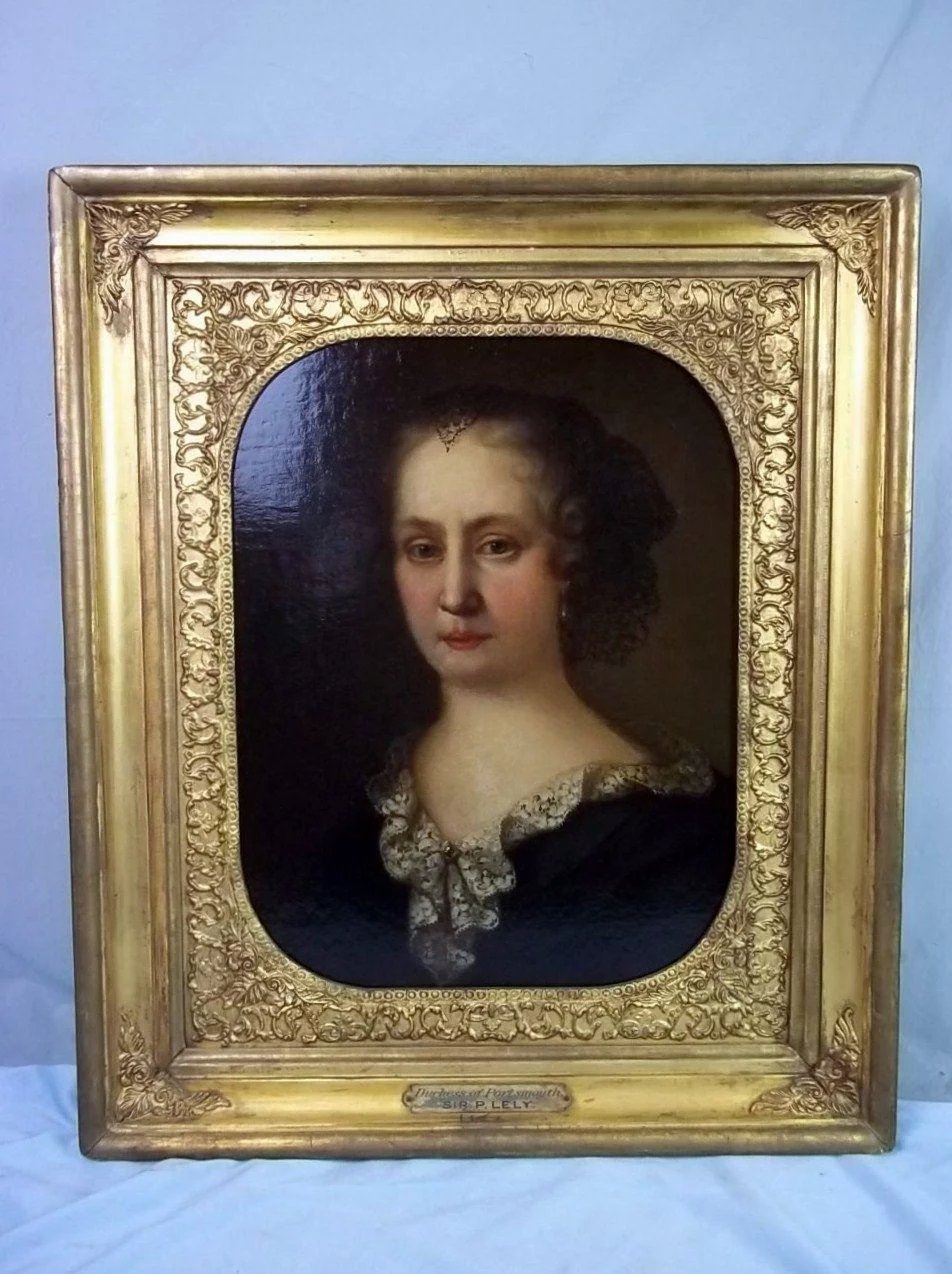 17th Century Oil Painting of "Duchess Of Portsmouth" Attributed Sir Peter Lely - Image 2