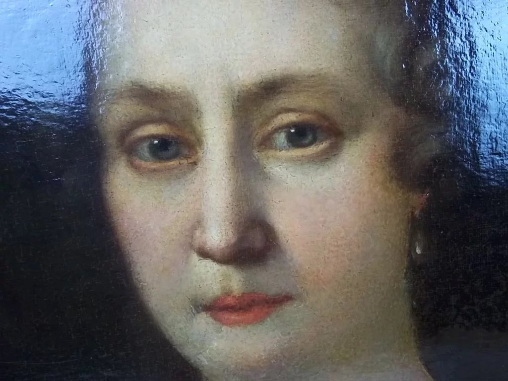 17th Century Oil Painting of "Duchess Of Portsmouth" Attributed Sir Peter Lely - Image 5