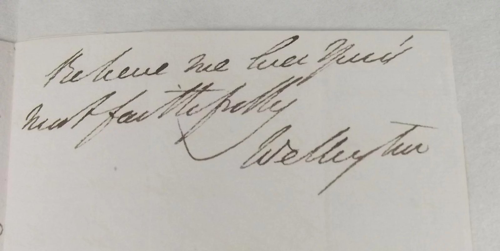 1837 Original Signed Letter From The Duke Of Wellington - Image 6