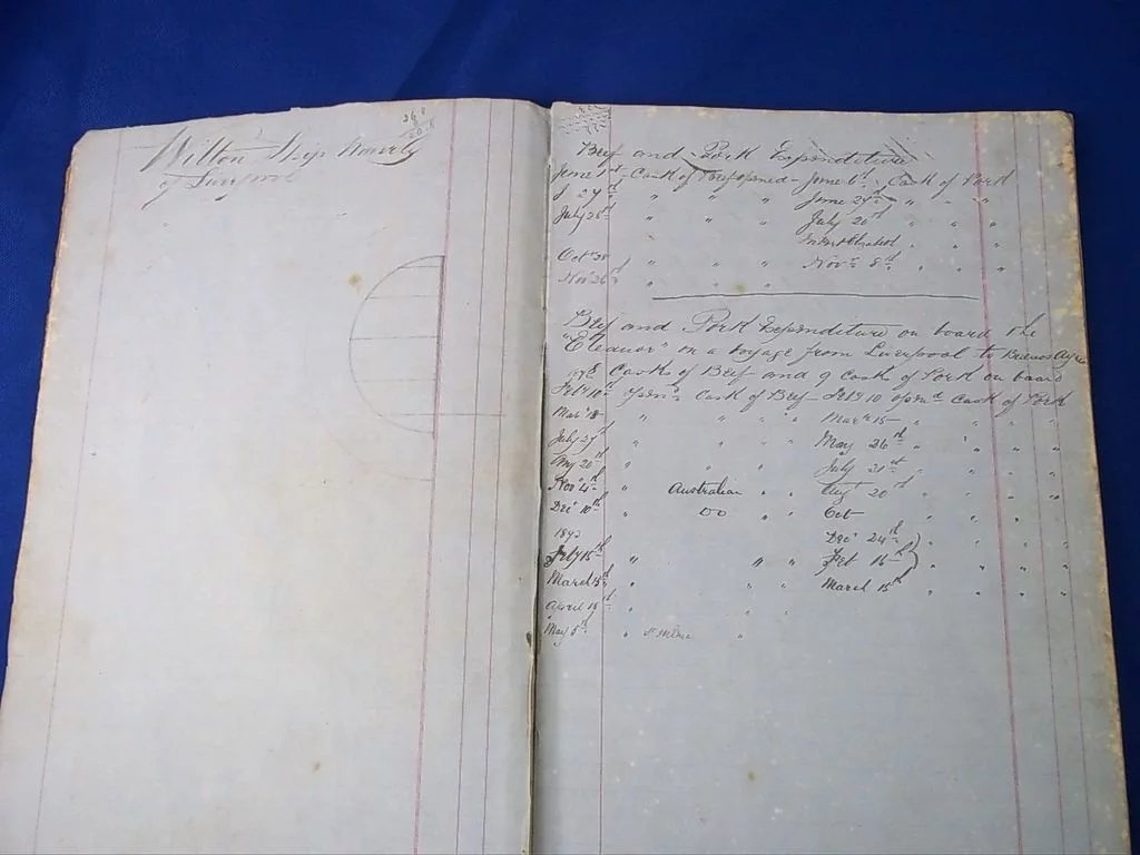 1869/1871 Mercantile Private Log/Journal Of The Barque Eleanor - Image 4