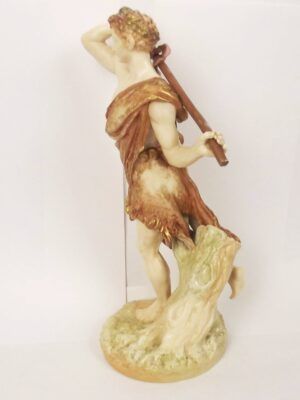 1893 Porcelain Royal Worcester Figurine Of Hercules