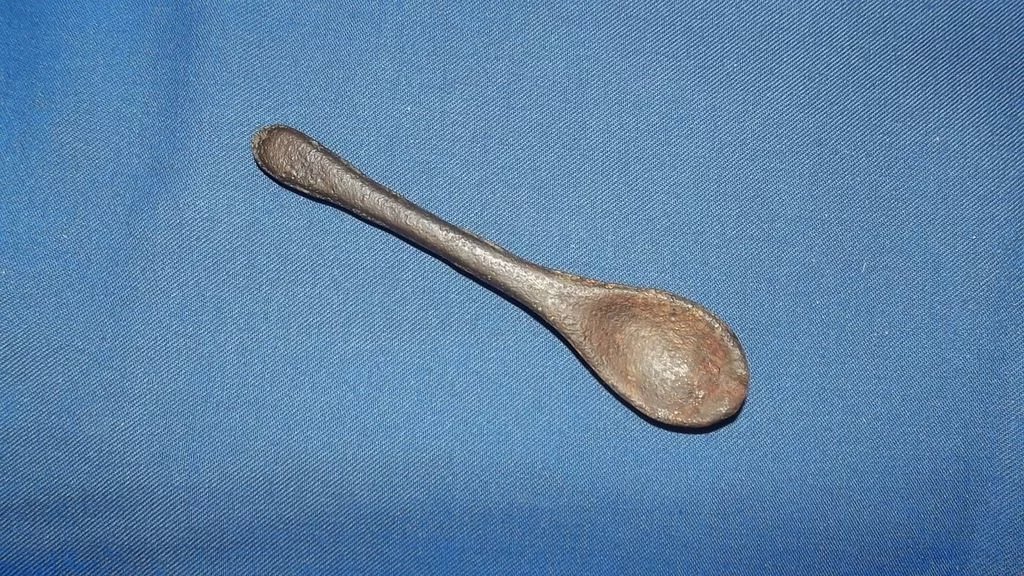 18th Century Iron Mortar & Pestle Spoon - Image 7