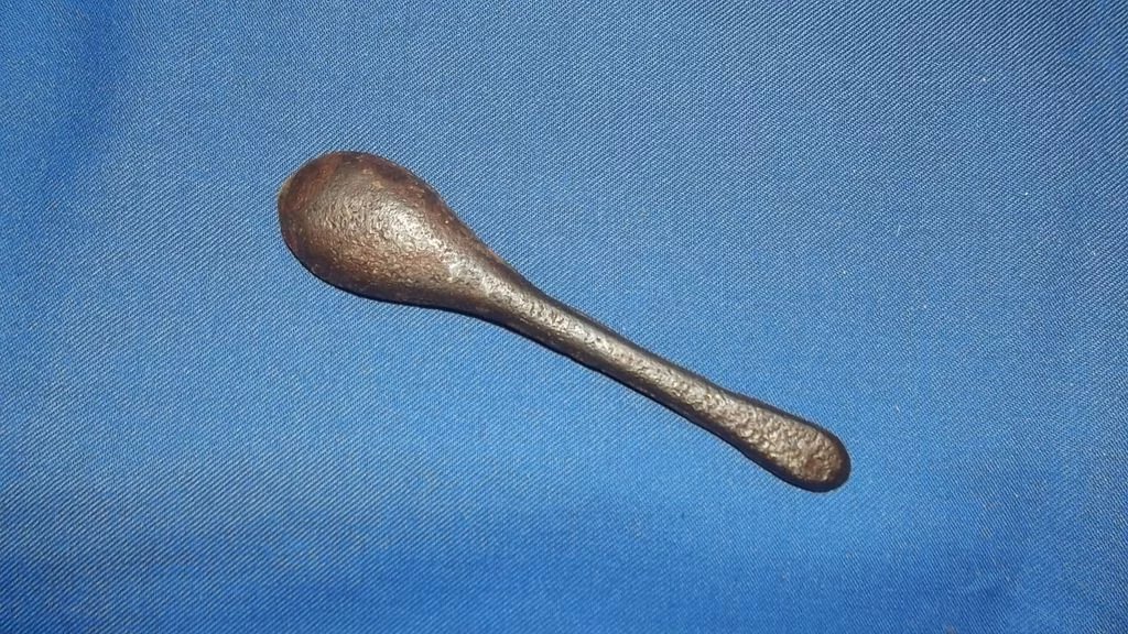 18th Century Iron Mortar & Pestle Spoon - Image 8