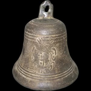 18th Century Italian Bronze Bell With Medici Coat Of Arms