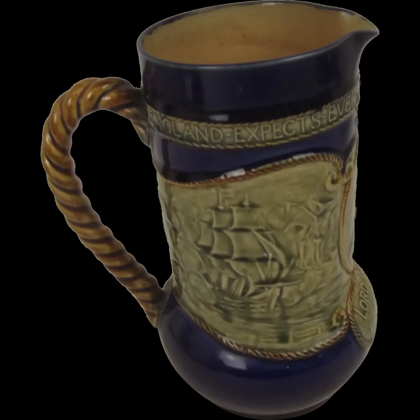 1905 Royal Doulton Trafalgar Centenary Admiral Nelson Jug