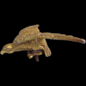 1940's Heavy Brass Car Mascot In The Form Of An Eagle
