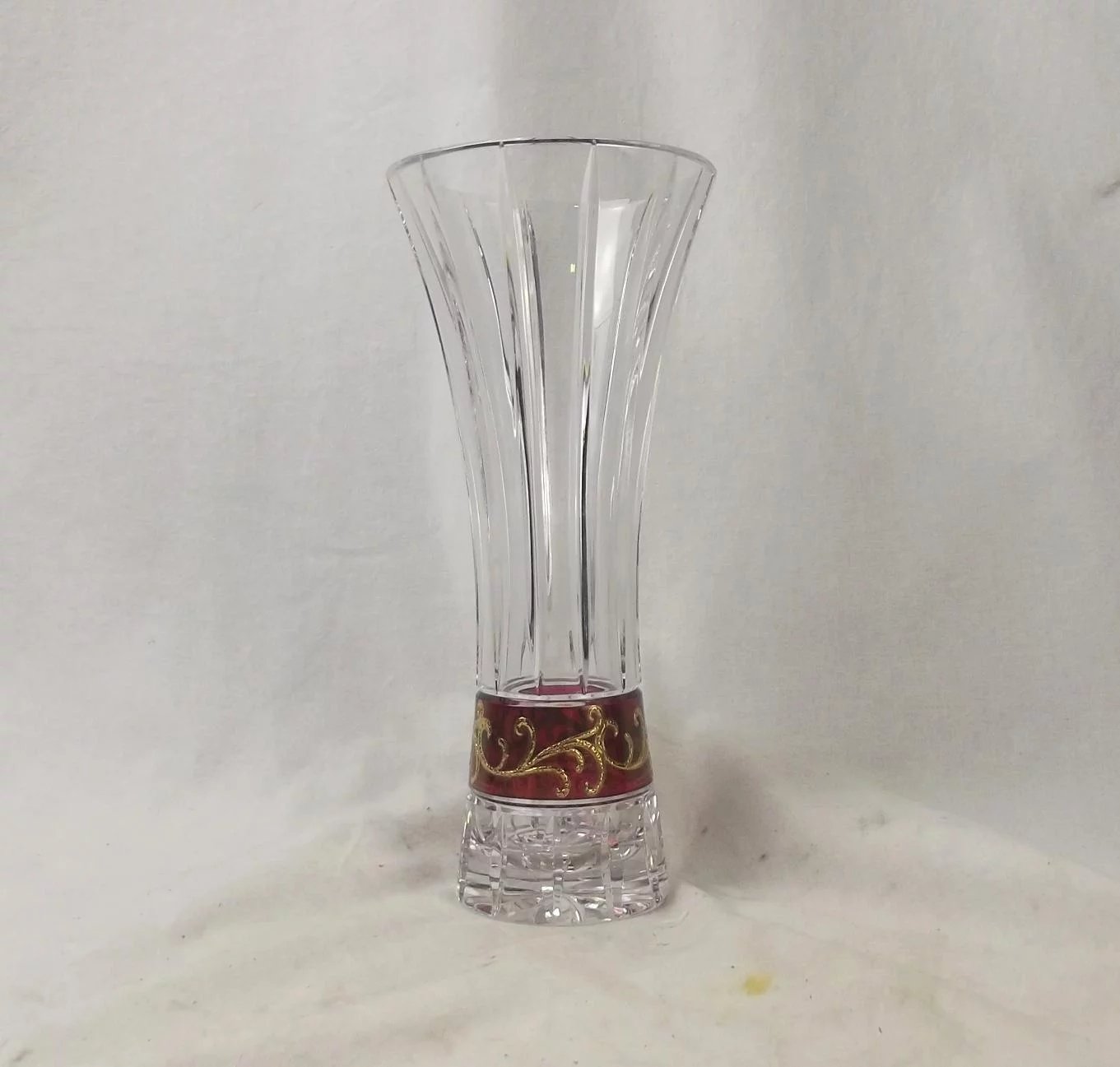1950's Bohemian Glass Vase - Image 4