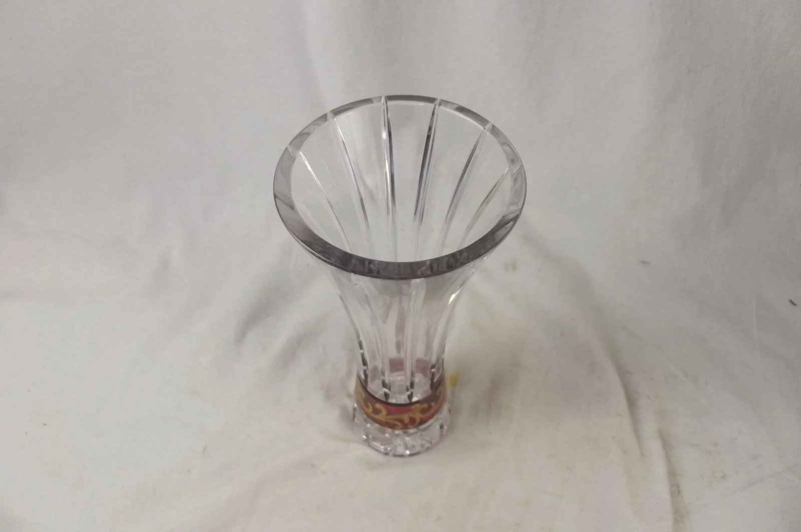 1950's Bohemian Glass Vase - Image 6