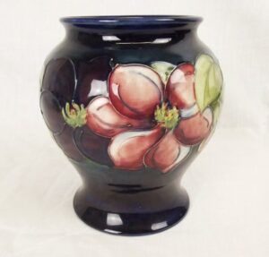 1950's Moorcroft Anemone Pattern Vase