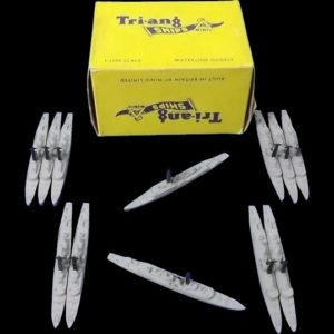 1960 - 12 Vigilant Class Frigate Models By Tri-ang Ships With Original Box
