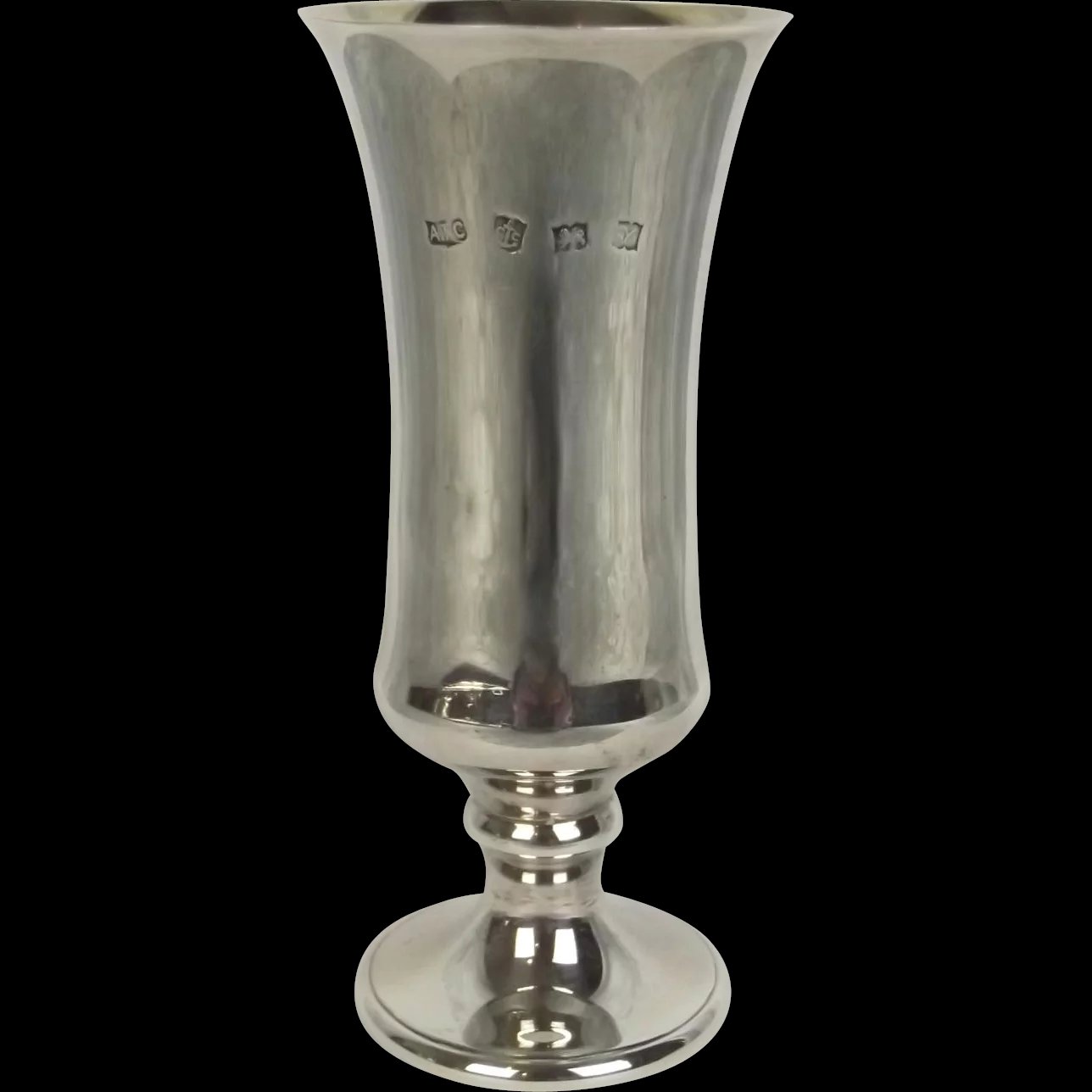 1973 Silver Bud Vase