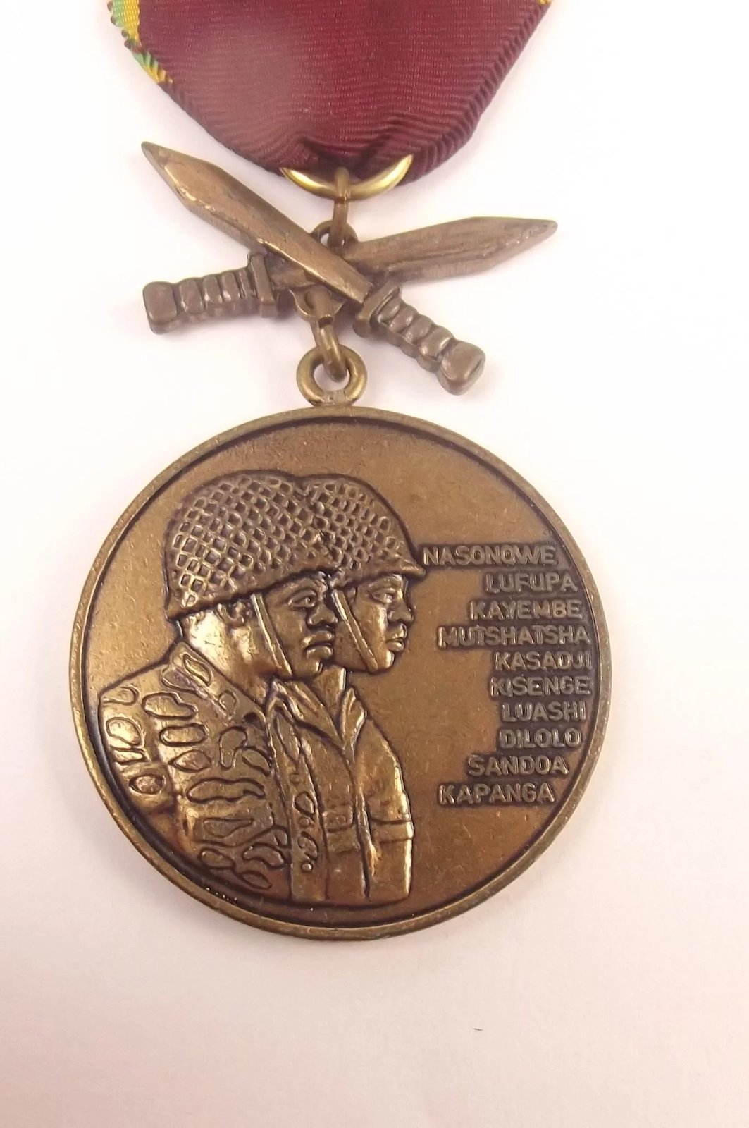 1977 Zaire Operation Shaba Military Medal - Image 3