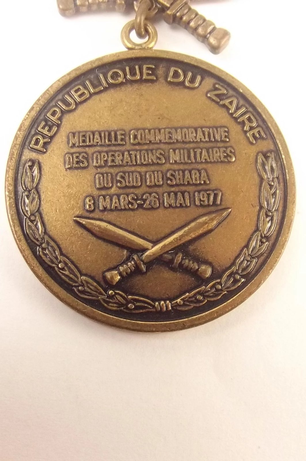 1977 Zaire Operation Shaba Military Medal - Image 5