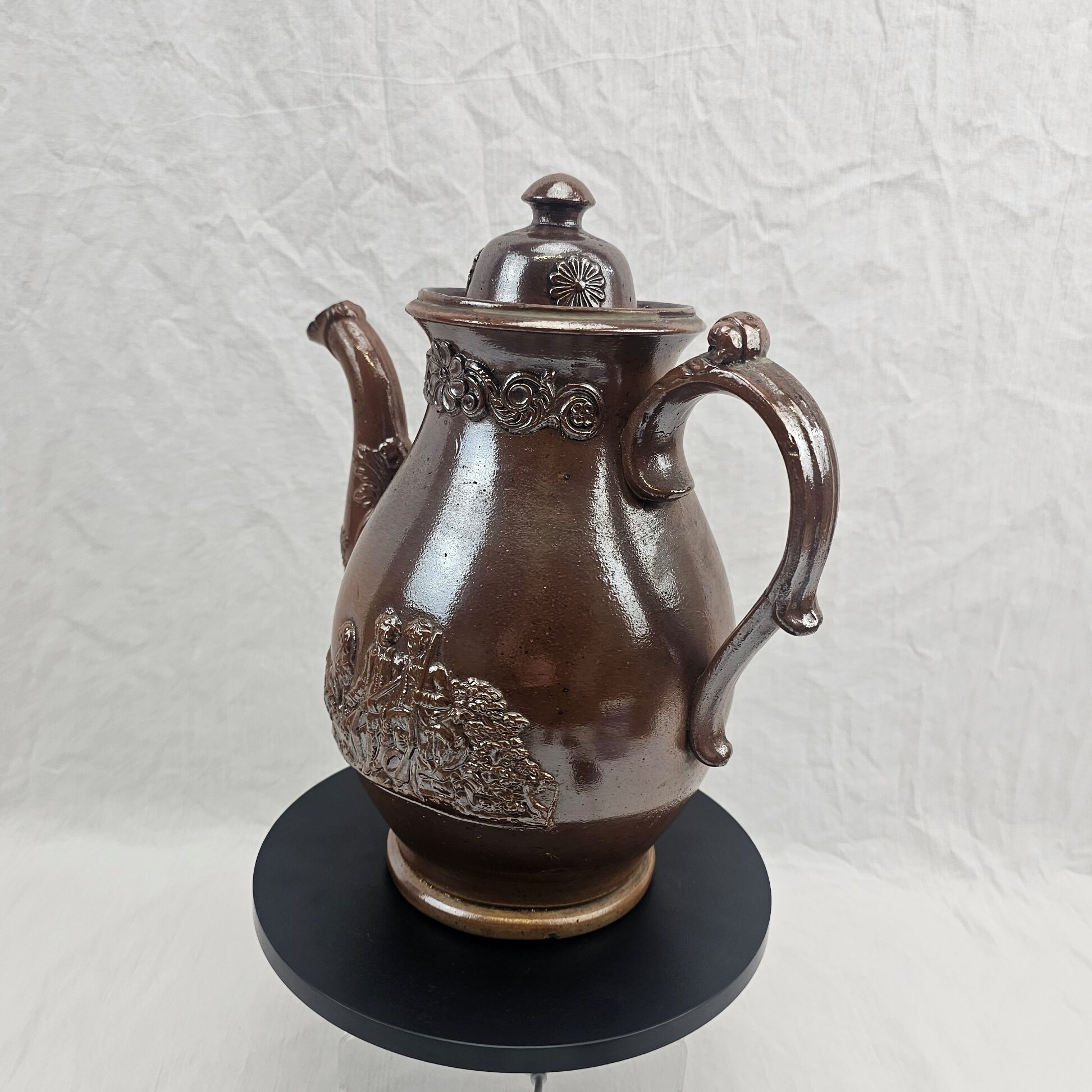 19th Century Brampton Stoneware Baluster Coffee Pot - Image 2