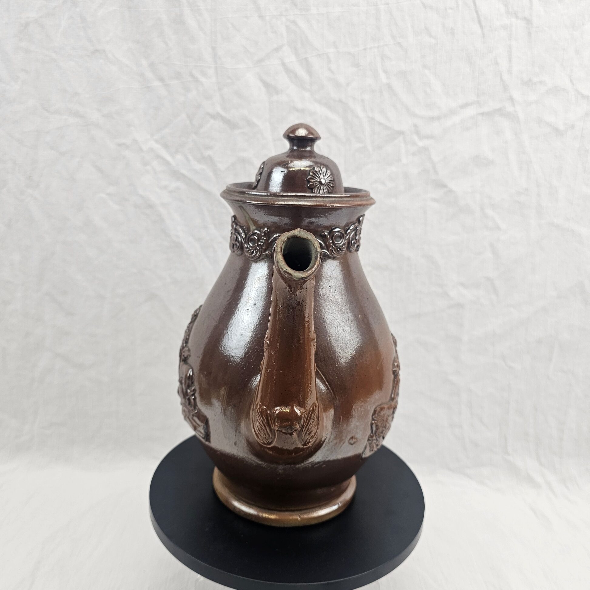 19th Century Brampton Stoneware Baluster Coffee Pot - Image 9
