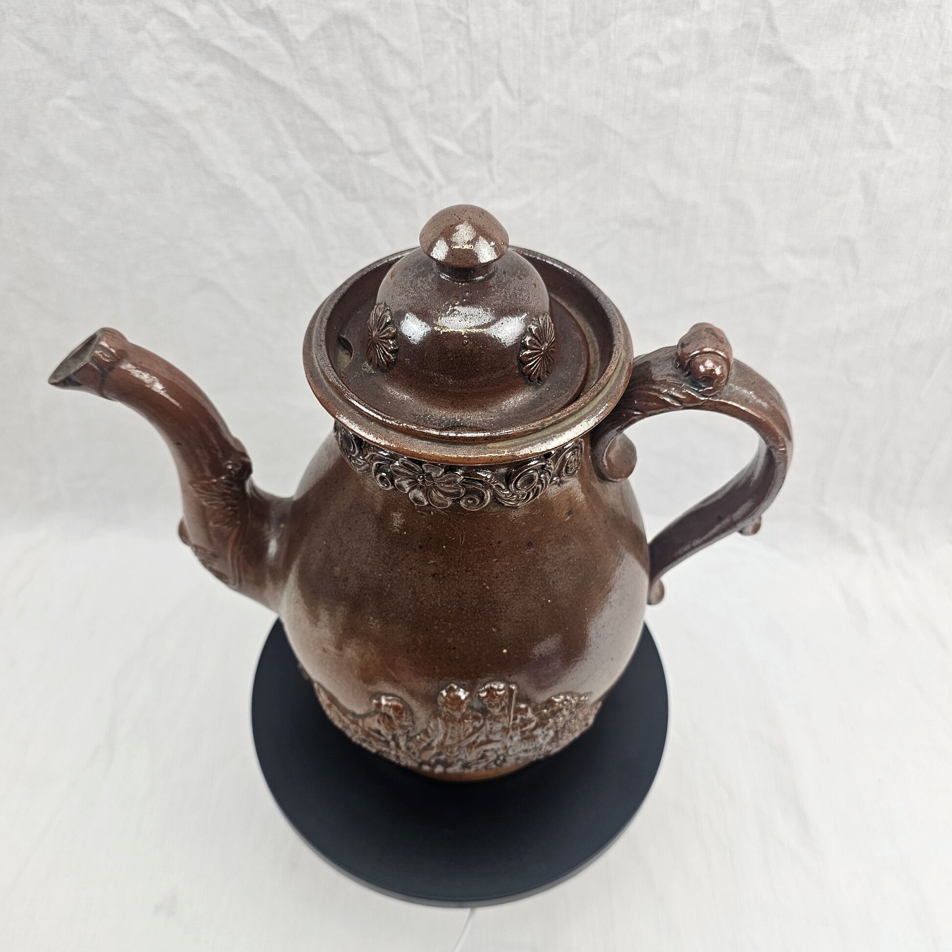 19th Century Brampton Stoneware Baluster Coffee Pot - Image 8