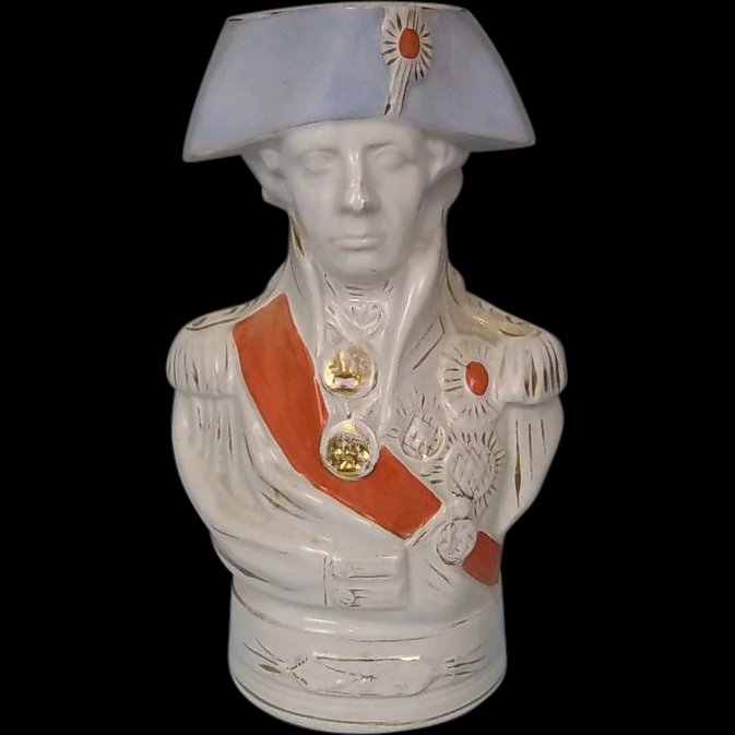 19th Century Staffordshire Lord Nelson Character Jug c1810