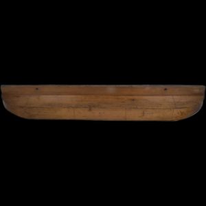 19th century Half-Model Of A Hopper Barge.