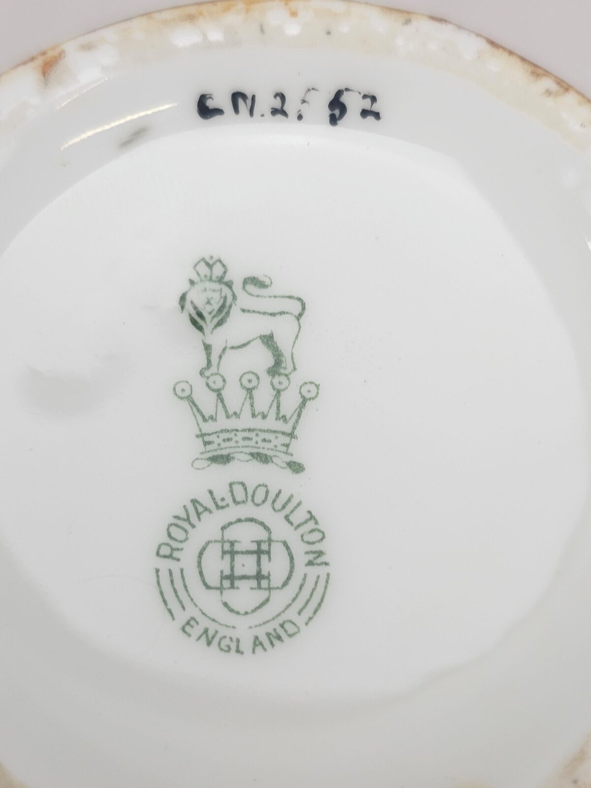 Circa 1920 Royal Doulton Vase With Hand Painted Scene Of Heavy Horses Ploughing Furrows - Image 2