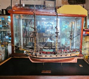 Well Finished Cased 1776 HMS Pegasus Victory Models, 1:64 Scale