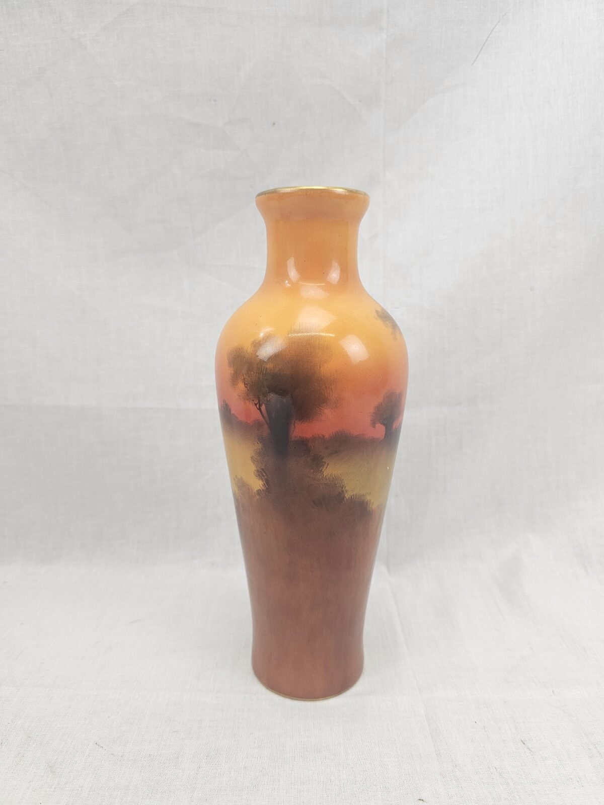 Circa 1910 Royal Doulton Holbein Ware Highland Cattle Scene Vase By J. Kelsall - Image 5