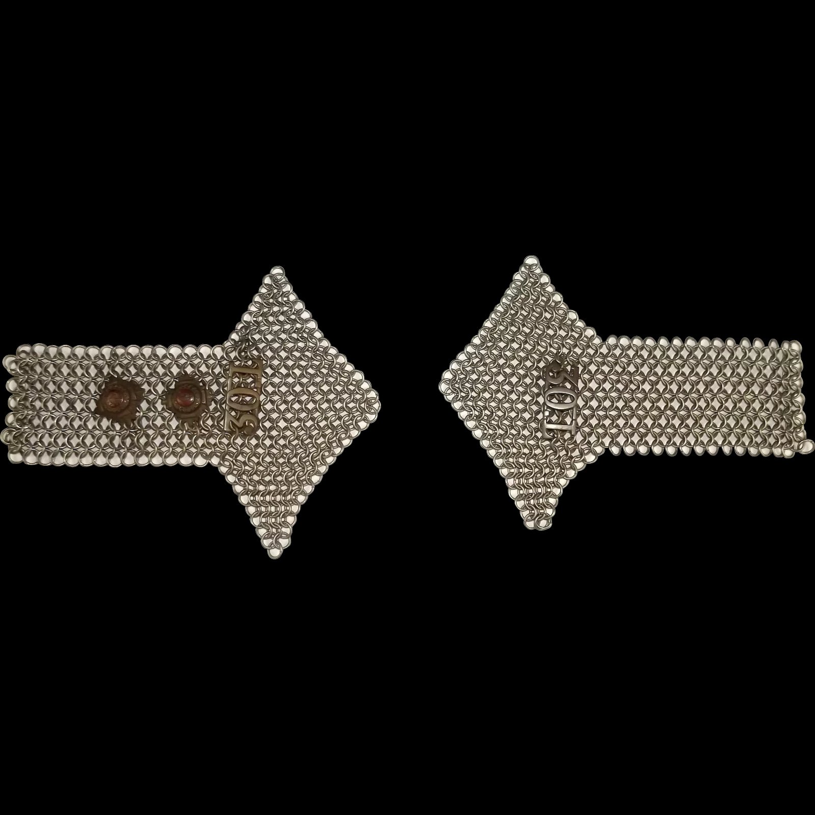30th Lancers Chain Mail Epaulettes