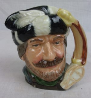 Circa 1966 Medium Sized Royal Doulton The Trapper Toby Jug D6612