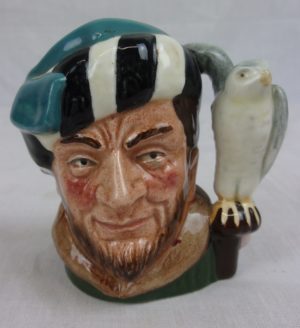 Circa 1955 Small Sized Royal Doulton The Falconer Toby Jug D6547