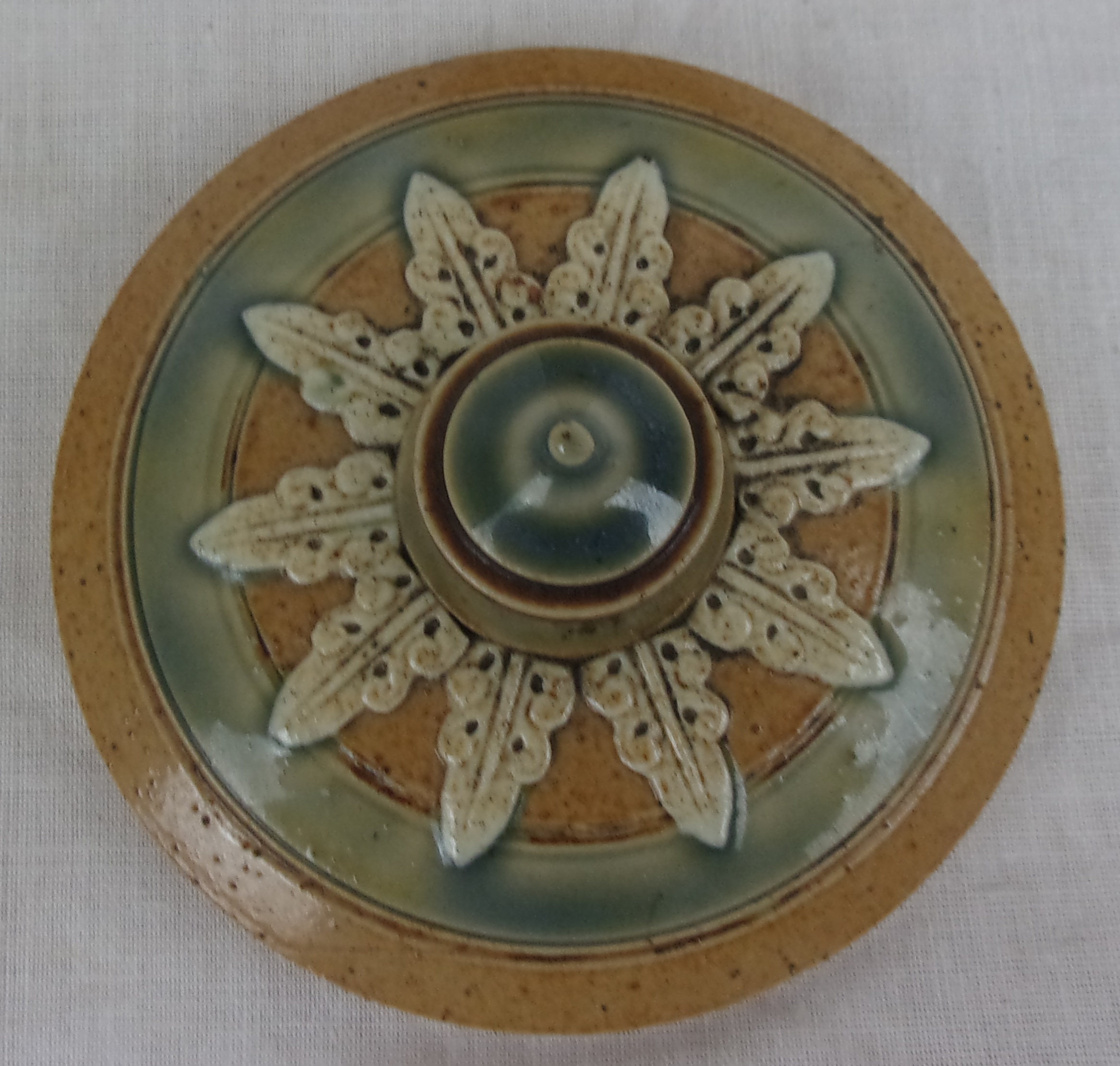 Royal Doulton Slaters Tobacco Jar With Applique Decoration - Image 10