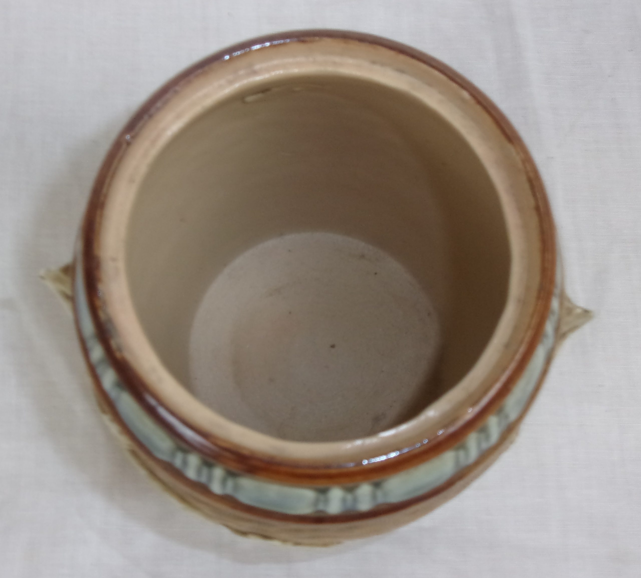 Royal Doulton Slaters Tobacco Jar With Applique Decoration - Image 12