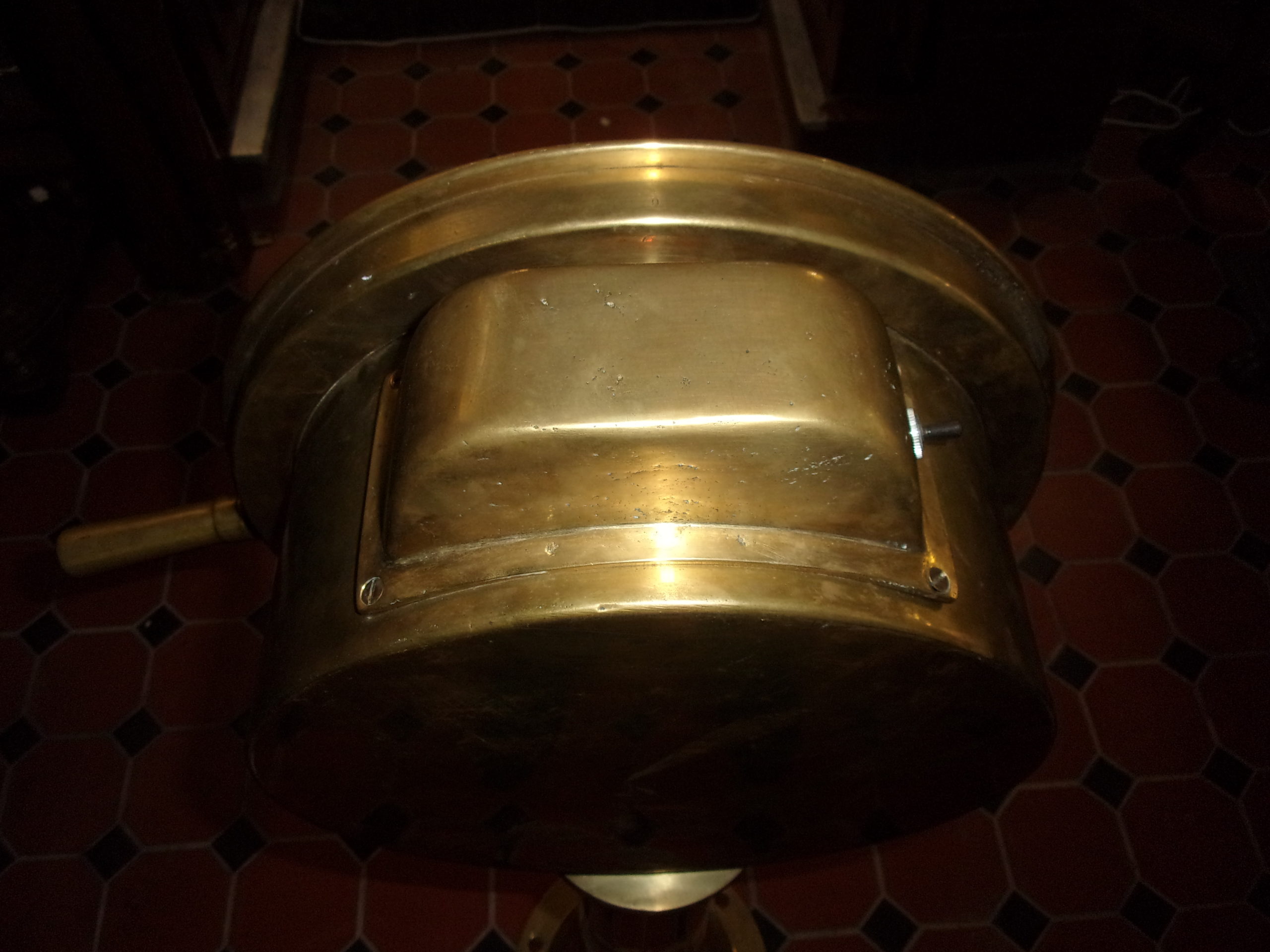Full Size Original Chadburn Single Pull Brass Ships Telegraph - Image 8
