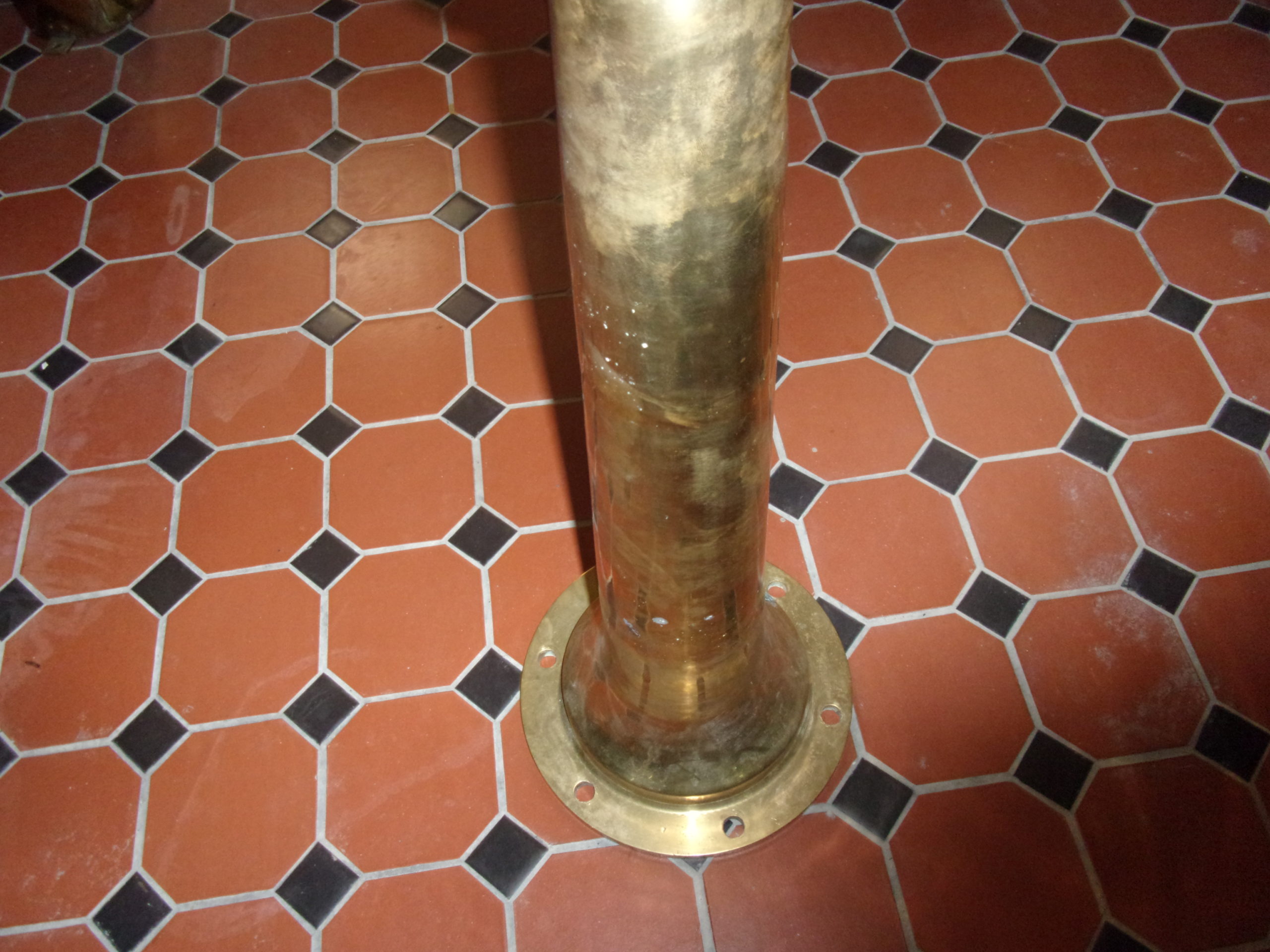 Full Size Original Chadburn Single Pull Brass Ships Telegraph - Image 11